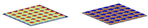 Refractive and diffractive micronlens array