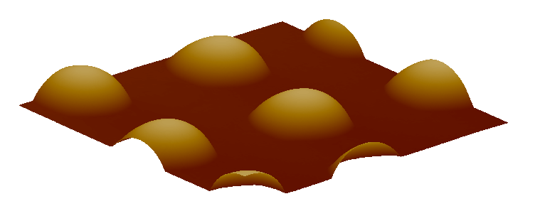 AFM picture of 140 micron microlens array